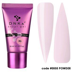 DNKa' Аcryl Gel #0005 Powder (tube), akrylożel 30 ml