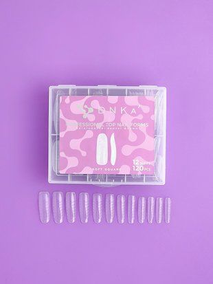 DNKa' Top Nail Forms Soft Square, 120 pcs