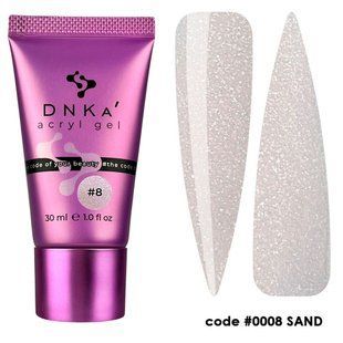 DNKa' Аcryl Gel #0008 Sand (tube), akrylożel 30 ml