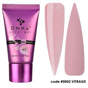 DNKa' Аcryl Gel #0002 Vitrage (tube), akrylożel 30 ml
