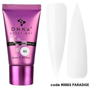 DNKa' Аcryl Gel #0003 Paradise (tube), akrylożel 30 ml